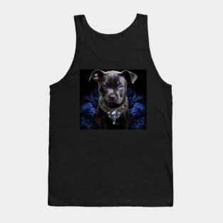 Royal blue Staffy Tank Top